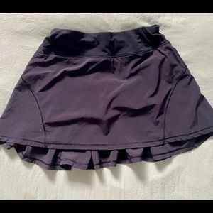 Black Lululemon Tennis skirt